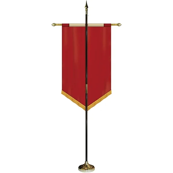 30" x 48" Premium Custom Digitally Printed Gonfalon V-Cut Banner with... from ASI 80228 Quinn