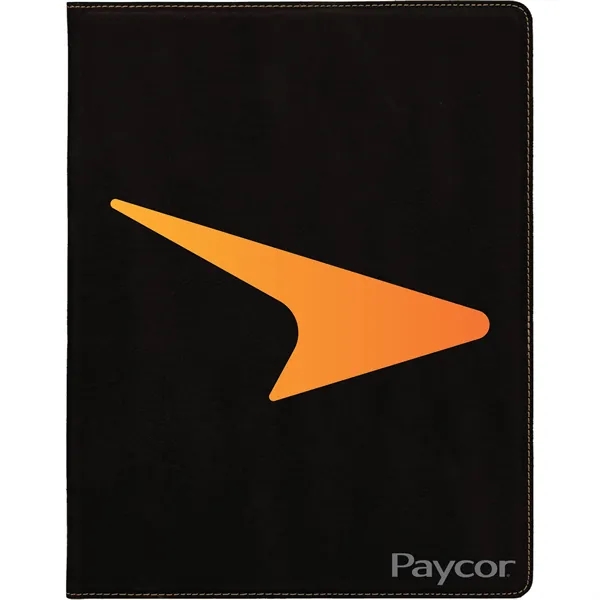 1.5" x 9.5" x 12" portfolio made of black leatherette with... from ASI 74601 Calico