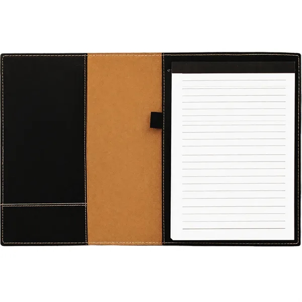 1.5" x 9.5" x 12" portfolio made of black leatherette with... from ASI 74601 Calico