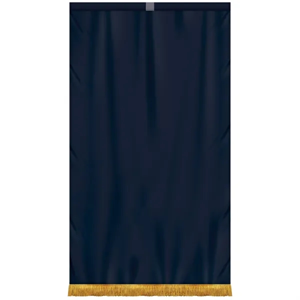36" x 60" Premium Custom Digitally Printed Gonfalon Straight Cut Fringed... from ASI 80228 Quinn
