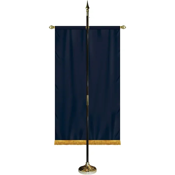 36" x 60" Premium Custom Digitally Printed Gonfalon Straight Cut Banner... from ASI 80228 Quinn