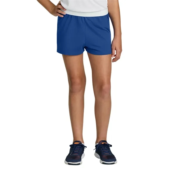 Sport-Tek Girls Jersey Knit Squad Short... from ASI 84863 SanMar