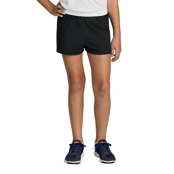 Sport-Tek Girls Jersey Knit Squad Short... from ASI 84863 SanMar