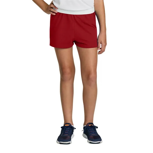 Sport-Tek Girls Jersey Knit Squad Short... from ASI 84863 SanMar