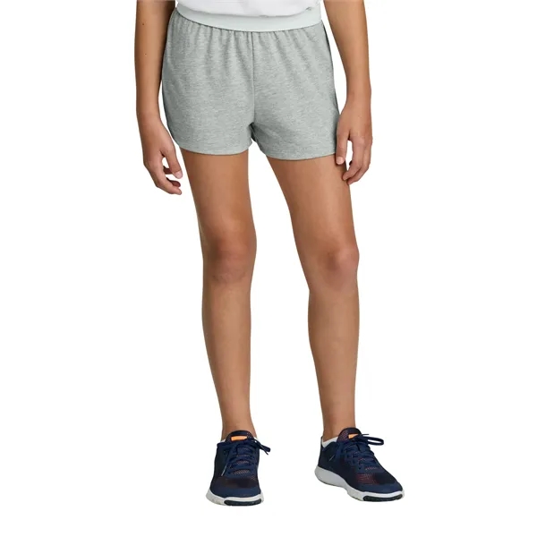 Sport-Tek Girls Jersey Knit Squad Short... from ASI 84863 SanMar