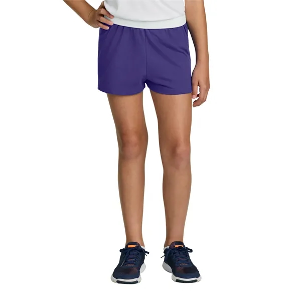 Sport-Tek Girls Jersey Knit Squad Short... from ASI 84863 SanMar