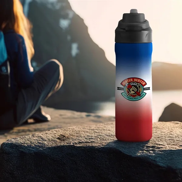 Patriotic Recycled Stainless Steel Bottle... from ASI 30208 A P Specialties / AP Specialties