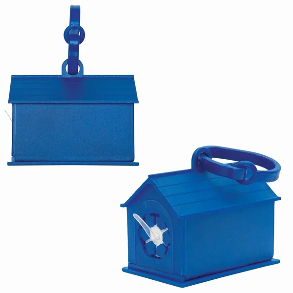Clean-up bag dispenser shaped like a dog house that includes 10... from ASI 54040 Fey Promo