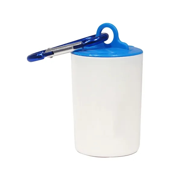 Pet waste bag dispenser with a carabiner attachment and 20 poly... from ASI 54040 Fey Promo