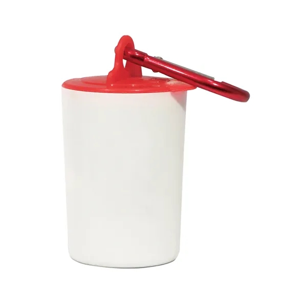 Pet waste bag dispenser with a carabiner attachment and 20 poly... from ASI 54040 Fey Promo