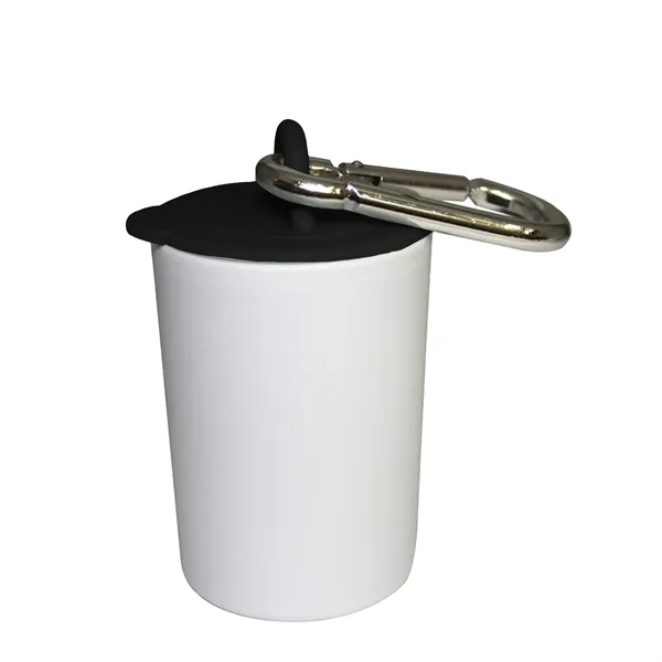 Pet waste bag dispenser with a carabiner attachment and 20 poly... from ASI 54040 Fey Promo