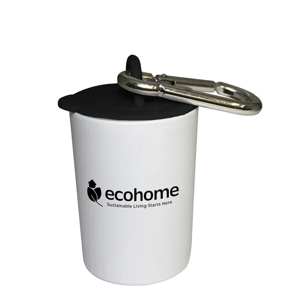 Pet waste bag dispenser with a carabiner attachment and 20 poly... from ASI 54040 Fey Promo