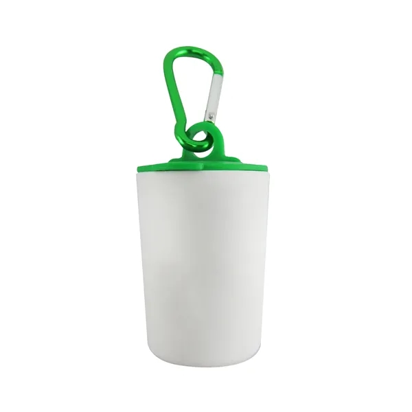 Pet waste bag dispenser with a carabiner attachment and 20 poly... from ASI 54040 Fey Promo