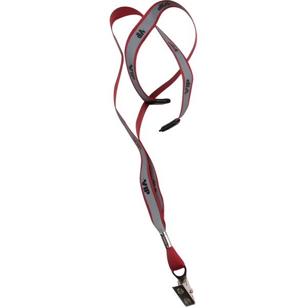 Reflective material lanyard, 5/8" x 34" to 35" long.... from ASI 54100 Fields Manufacturing Inc / Fields