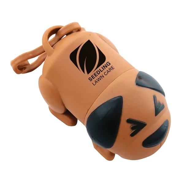 Dog shaped pet waste bag dispenser with 20 poly bags and... from ASI 54040 Fey Promo