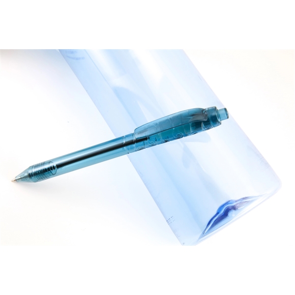 Translucent plastic pen made from recycled water bottles... from ASI 98760 Yafa Line, Inc. / Yafaline