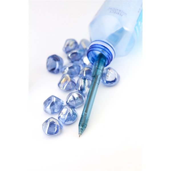 Translucent plastic pen made from recycled water bottles... from ASI 98760 Yafa Line, Inc. / Yafaline