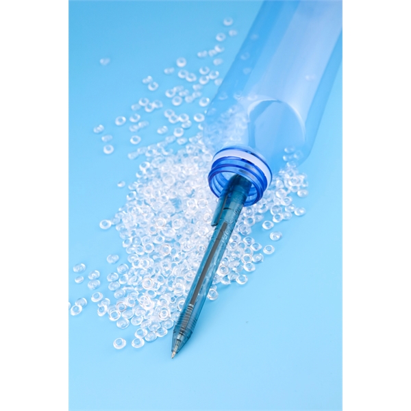 Translucent plastic pen made from recycled water bottles... from ASI 98760 Yafa Line, Inc. / Yafaline