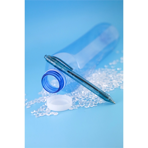 Translucent plastic pen made from recycled water bottles... from ASI 98760 Yafa Line, Inc. / Yafaline