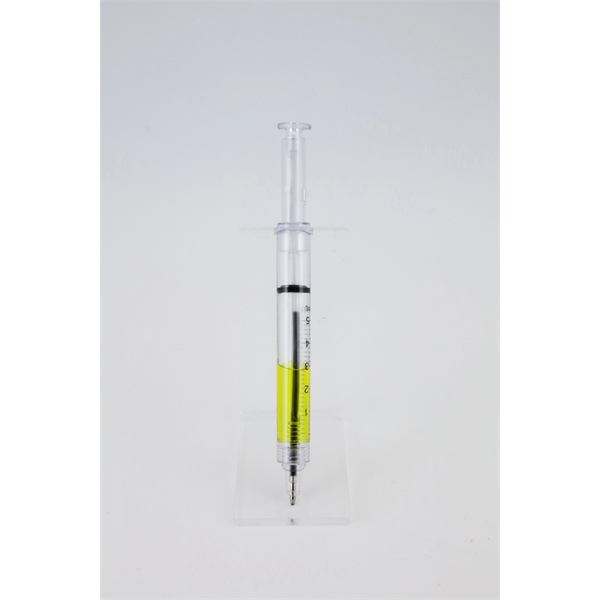 Click-action ballpoint pen shaped like a syringe.... from ASI 98760 Yafa Line, Inc. / Yafaline