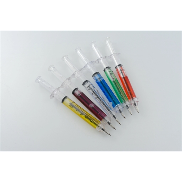 Click-action ballpoint pen shaped like a syringe.... from ASI 98760 Yafa Line, Inc. / Yafaline