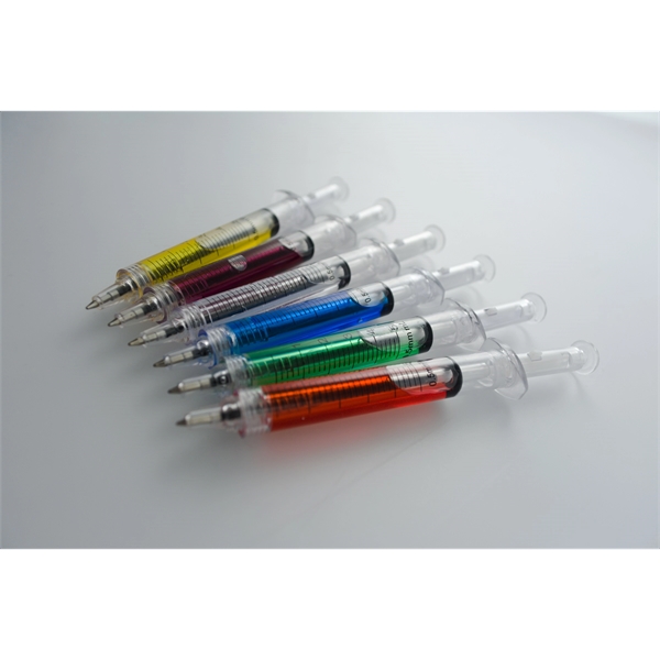 Click-action ballpoint pen shaped like a syringe.... from ASI 98760 Yafa Line, Inc. / Yafaline