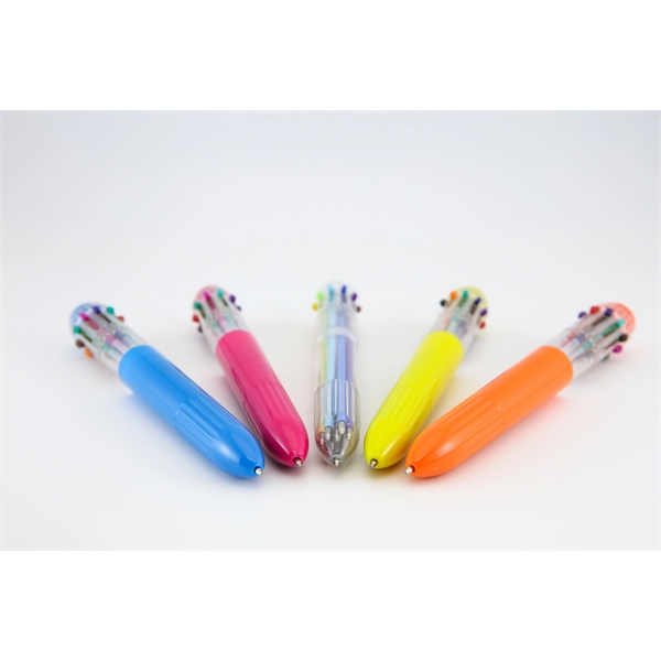 Multi-colored ballpoint pen with 10 different ink colors to choose from... from ASI 98760 Yafa Line, Inc. / Yafa® MonteVerde® Yafaline