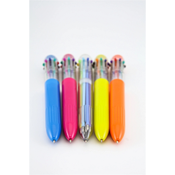 Multi-colored ballpoint pen with 10 different ink colors to choose from... from ASI 98760 Yafa Line, Inc. / Yafa® MonteVerde® Yafaline