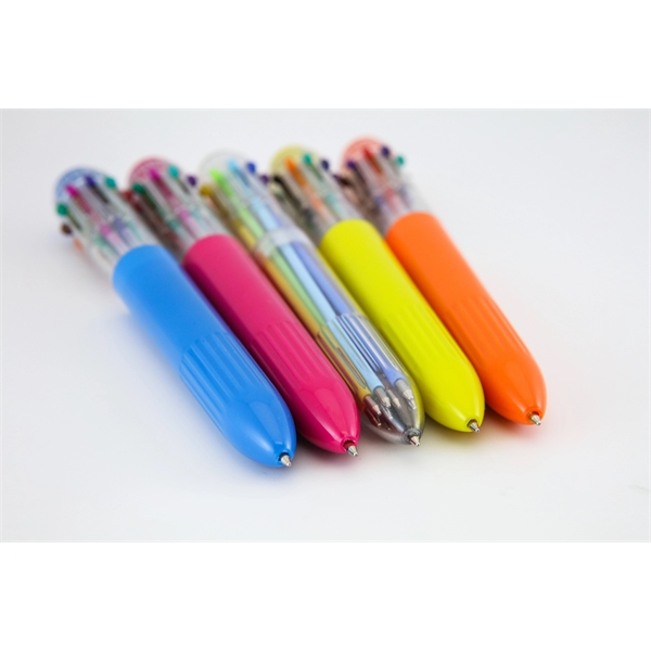 Multi-colored ballpoint pen with 10 different ink colors to choose from... from ASI 98760 Yafa Line, Inc. / Yafa® MonteVerde® Yafaline