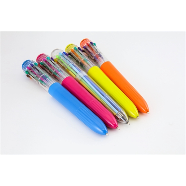 Multi-colored ballpoint pen with 10 different ink colors to choose from... from ASI 98760 Yafa Line, Inc. / Yafa® MonteVerde® Yafaline