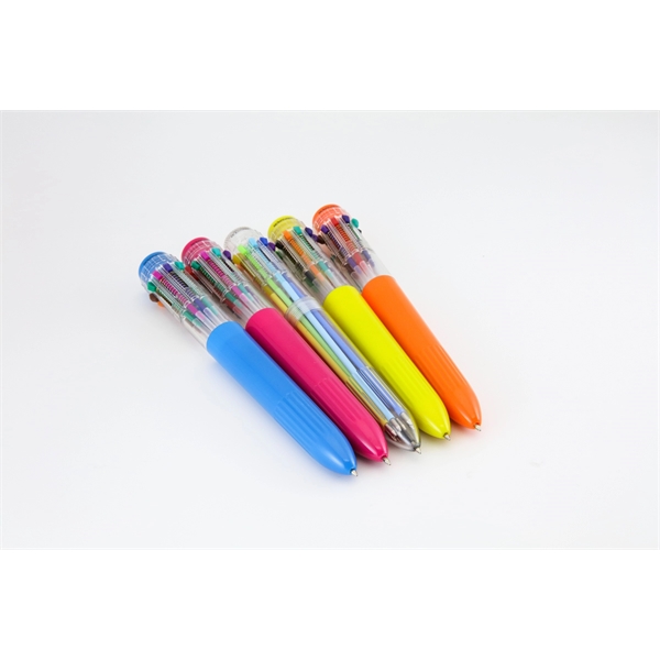 Multi-colored ballpoint pen with 10 different ink colors to choose from... from ASI 98760 Yafa Line, Inc. / Yafa® MonteVerde® Yafaline