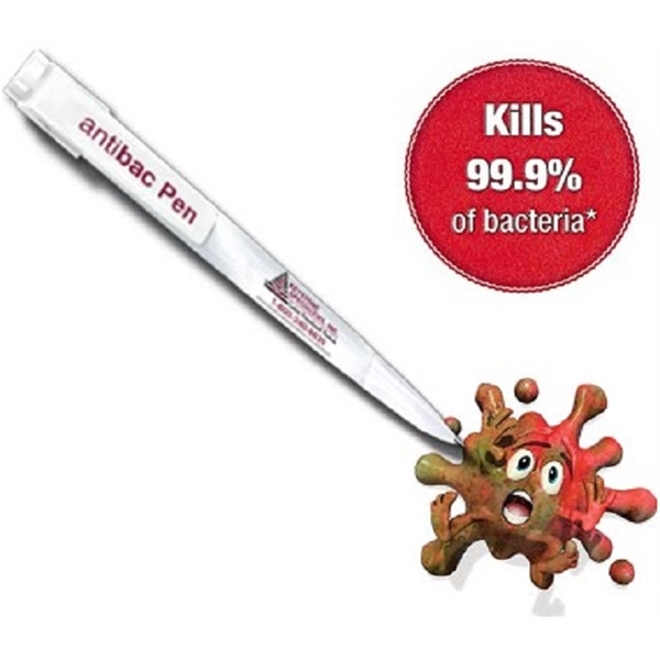 Antibacterial pen moulded in ABS with an antibacterial additive. iPROTECT guarantees... from ASI 98760 Yafa Line, Inc. / MonteVerde®