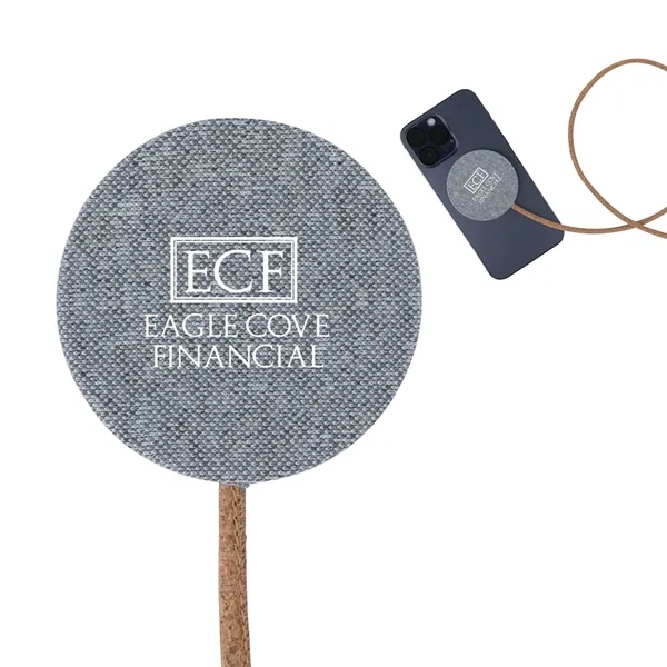 Ashford 10W RPET & Cork Wireless Charging Pad... from ASI 67866 Logomark/Valumark