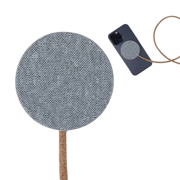 Ashford 10W RPET & Cork Wireless Charging Pad... from ASI 67866 Logomark/Valumark