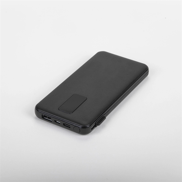 5 11/16" x 3" x 1/2" 10000mAh Powebank with dual fold-out... from ASI 91435 Tomax USA / Tomax