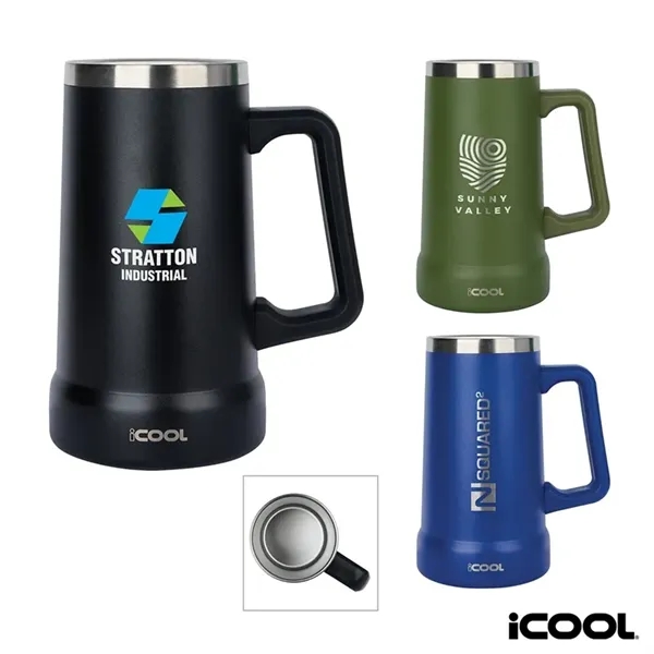 iCOOL® Breckenridge 24 oz. Double Wall Stainless Steel Be...... from ASI 67866 Logomark/Valumark