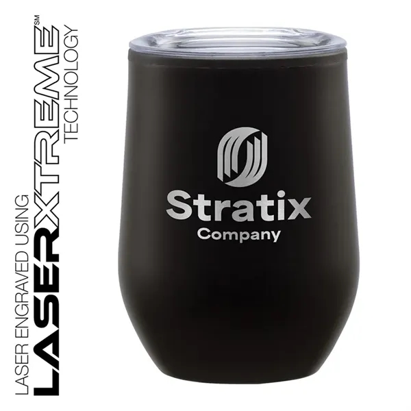 Toscana 12 oz. Double Wall Steel/ Recycled PP Liner Tumbler... from ASI 67866 Logomark/Valumark