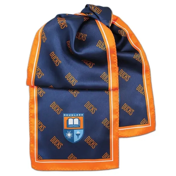 Custom Ladies Silk Shawl Scarf  25" x 66"... from ASI 98085 Wolfmark