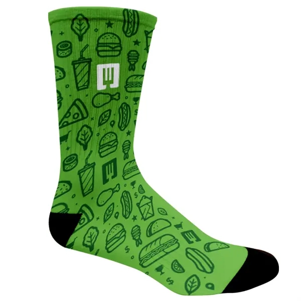 Fully sublimated socks, made in the usa, 5-10 day lead time,... from ASI 67557 LimeLight Ent