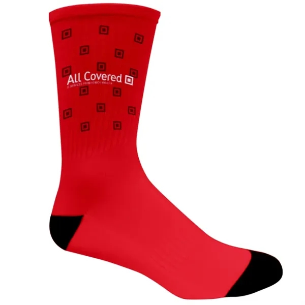 Fully sublimated socks, made in the usa, 5-10 day lead time,... from ASI 67557 LimeLight Ent