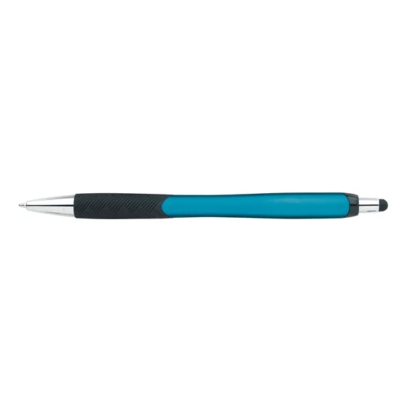 Metallic Pattern Grip Stylus Pen... from ASI 40480 Koozie Group / Norwood