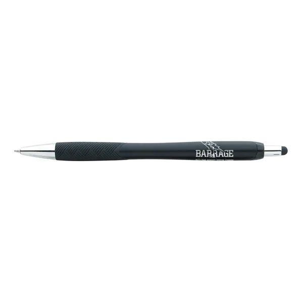 Metallic Pattern Grip Stylus Pen... from ASI 40480 Koozie Group / Norwood