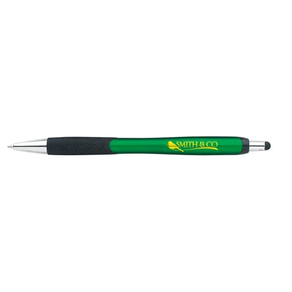 Metallic Pattern Grip Stylus Pen... from ASI 40480 Koozie Group / Norwood