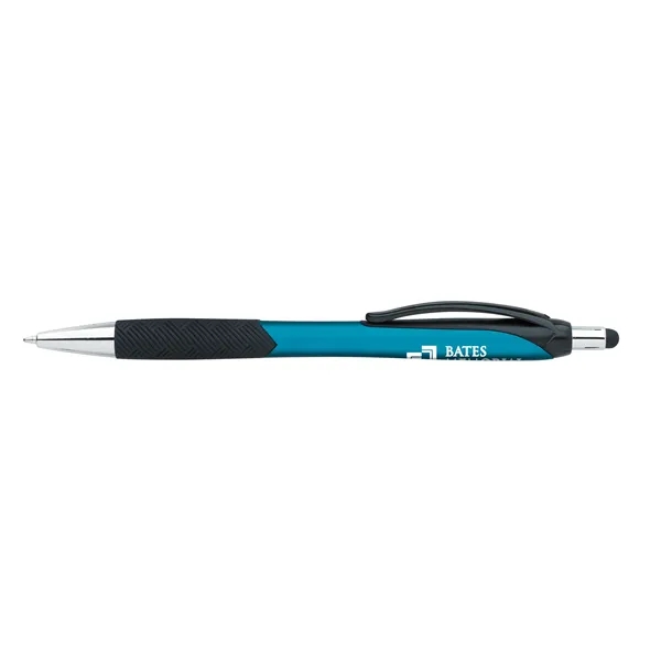 Metallic Pattern Grip Stylus Pen... from ASI 40480 Koozie Group / Norwood