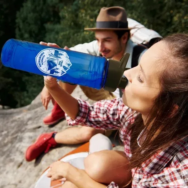 Garyline® Slim Fit Bottle with Drink-Thru Lid - 24 oz.... from ASI 40480 Koozie Group