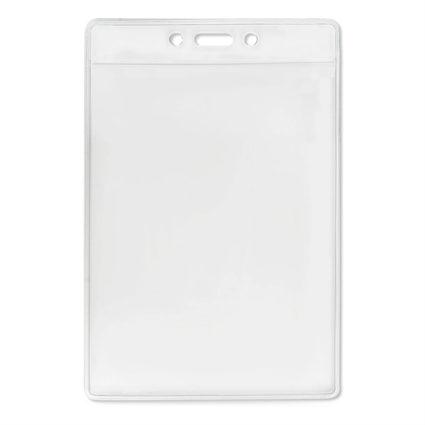Event-size vinyl badge holders feature one large vertical pocket - perfect... from ASI 79898 Promovision / PROMOVISION
