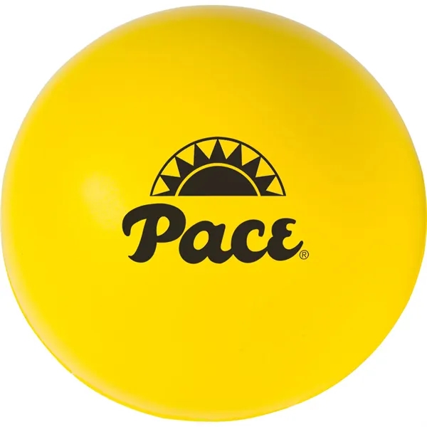 Large round stress ball made of polyurethane material and measuring 3"... from ASI 54100 Fields Manufacturing Inc / TargetLine®