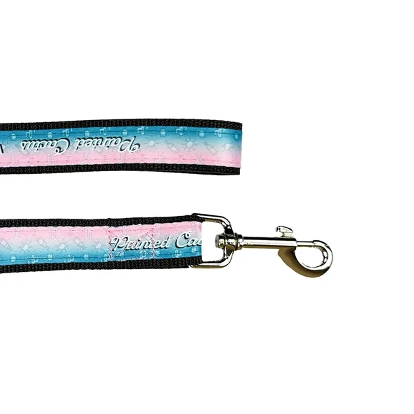 sublimated pet leash with nickel-plated hardware-durable, vibrant, and stylish for daily... from ASI 54040 Fey Promo