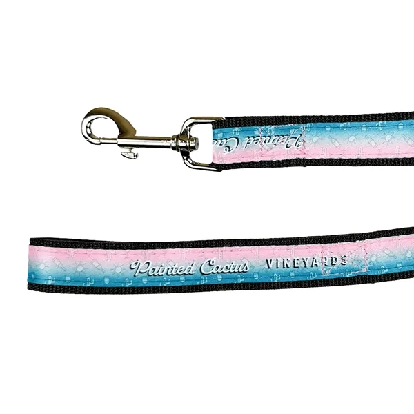 6ft sublimated pet leash with nickel-plated hardware-durable, vibrant, and stylish for... from ASI 54040 Fey Promo