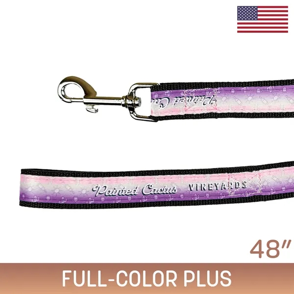 Heavy duty sublimated pet leash with nickel-plated hardware-durable, vibrant, and stylish... from ASI 54040 Fey Promo